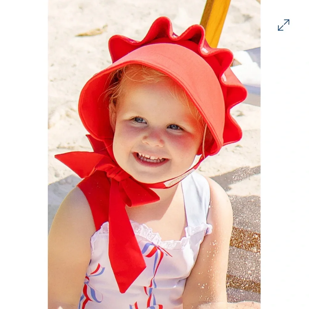 TBBC The Beaufort Bonnet Company Beaufort Birdie Bonnet Richmond Red